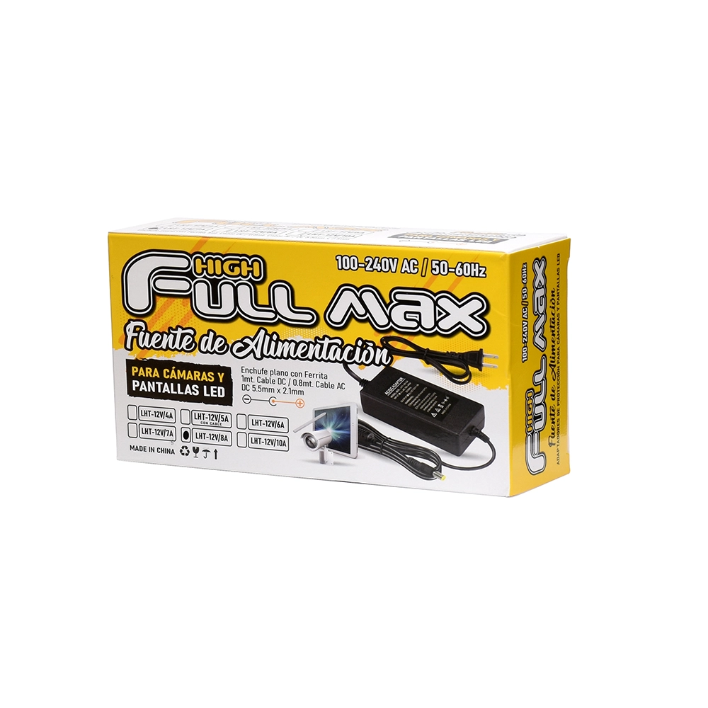Adaptador de Voltaje 12V 8A High Full Max LTH-12V8A(HFM): Potencia Confiable para tus Dispositivos - Imagen 5