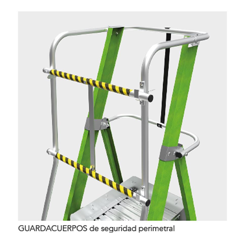 Escalera móvil de fibra de vidrio STADIUM - Imagen 3