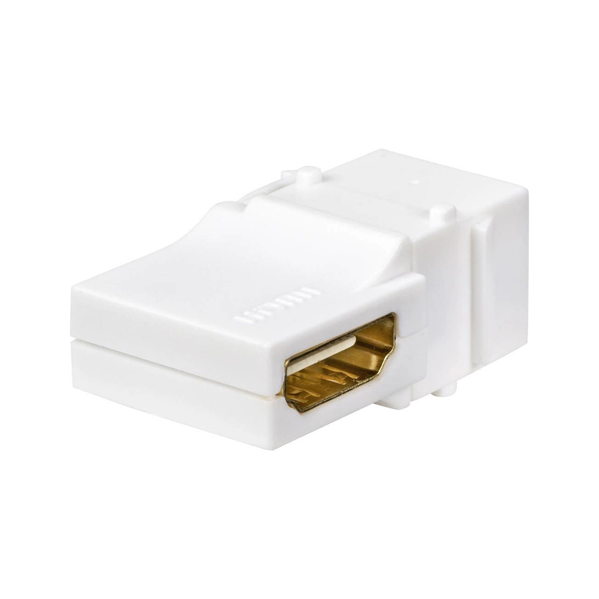 Jack HDMI Tipo Codo 90° Trautech PE-AD0190 | Keystone HDMI para Instalaciones Empotradas | Conexión Ultra HD 4K - Imagen 4