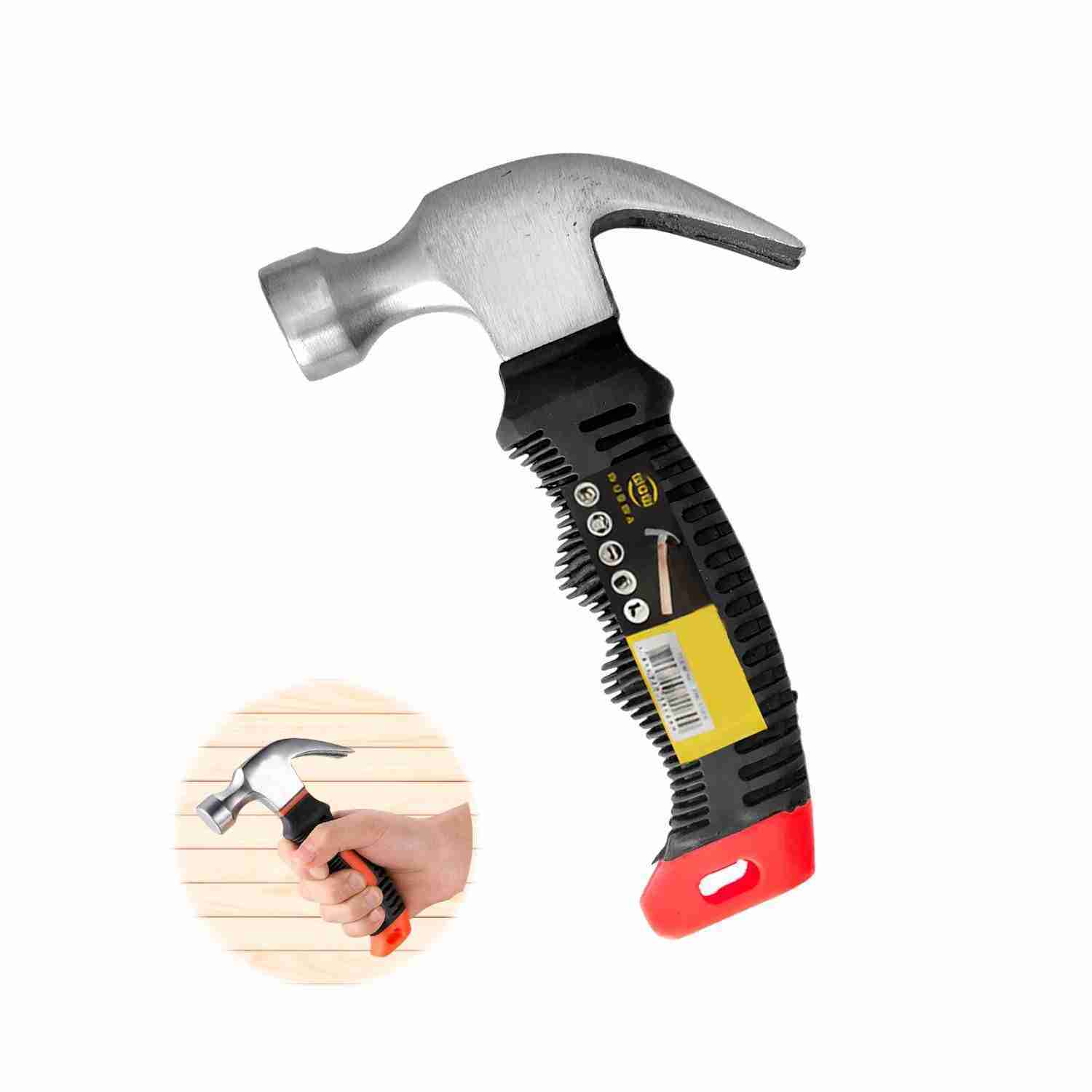 Mini Martillo De Acero con Mango Ergonómico De 16cm – Mini-M