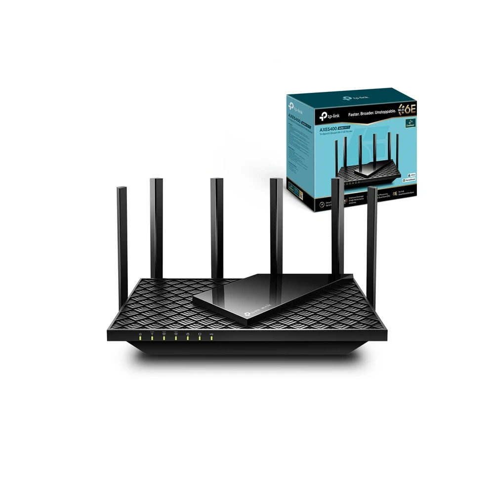 Archer AXE75: Router Wi-Fi 6E Tri-Banda | Velocidad Extrema y Cobertura Total TP-Link
