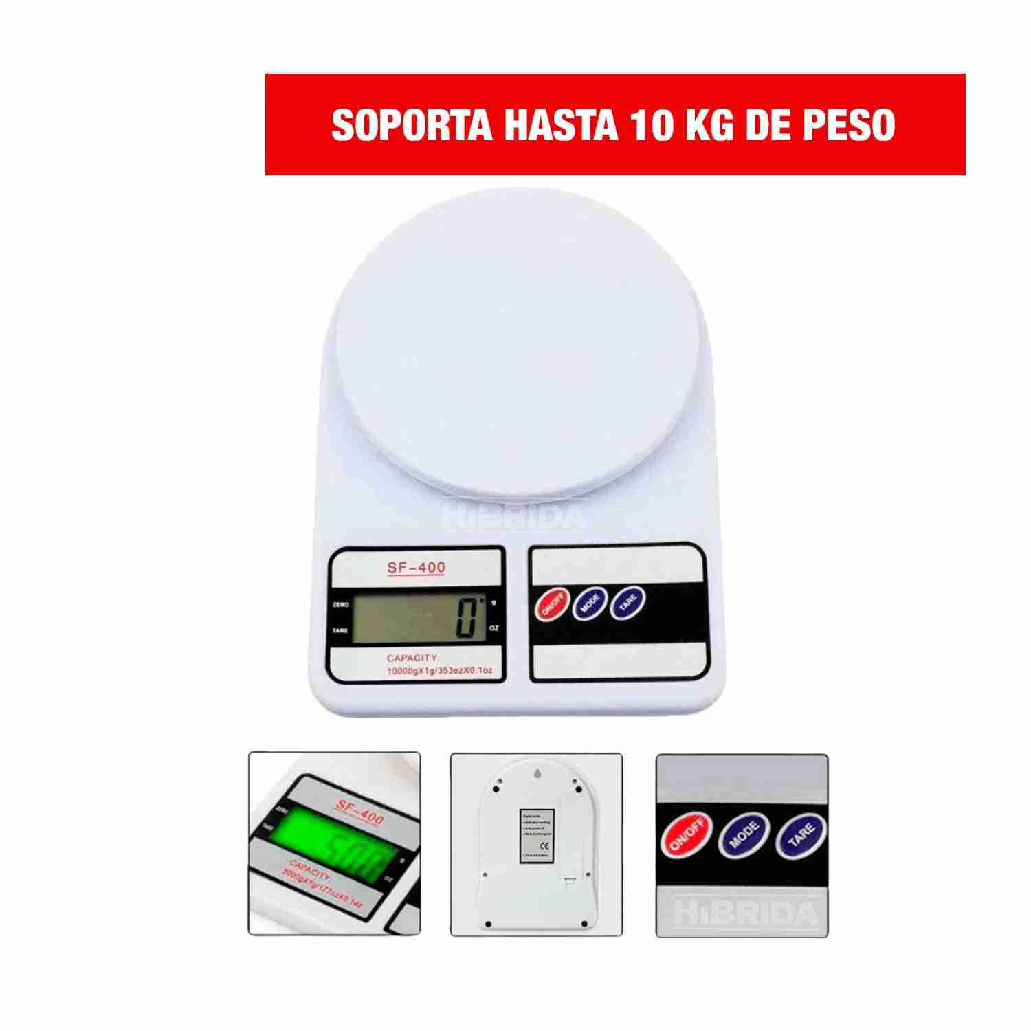 BALANZA DIGITAL GRAMERA DE COCINA X3 UNID BÁSCULA PASTELERÍA – SF-400 X 3 - Imagen 8