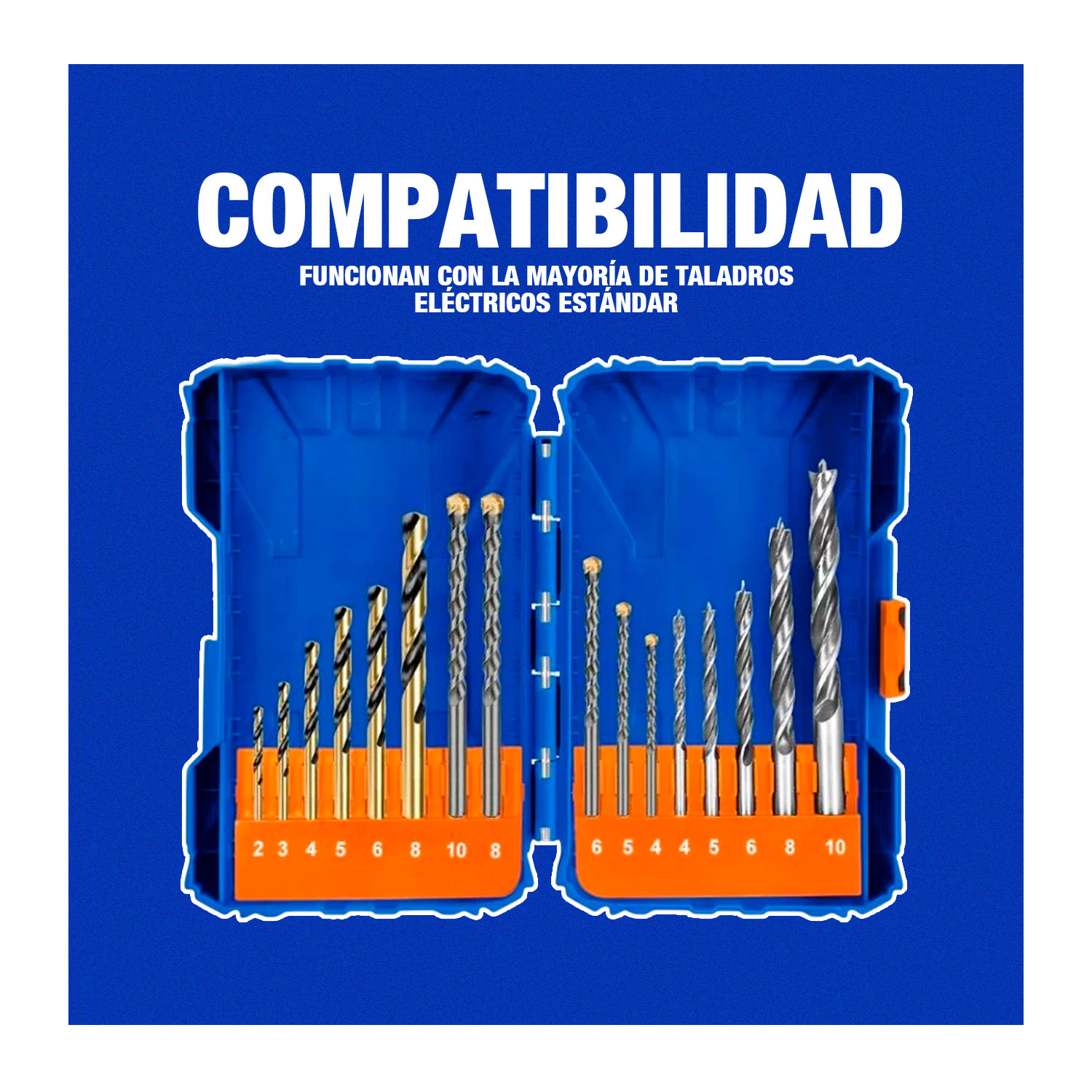 Set De Brocas Multiusos 16pcs Profesionales Wmj6516-wadfow - Imagen 5